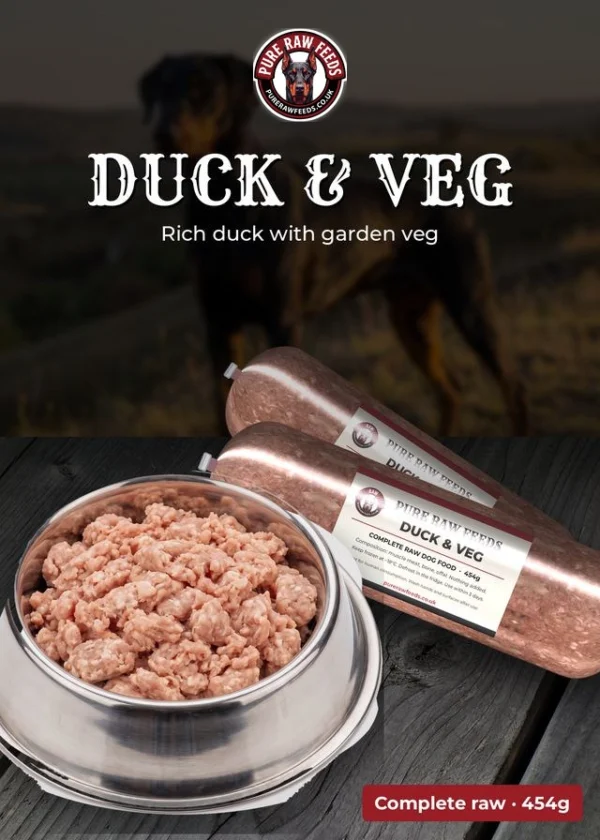 Duck & Veg – Pure Raw Feeds