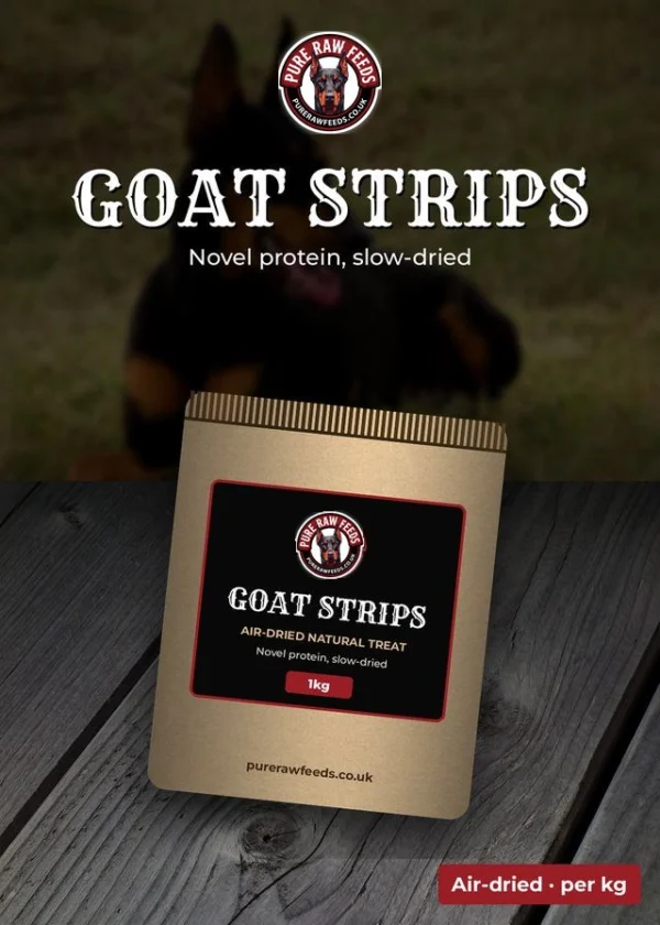 Goat Strips – Pure Raw Feeds