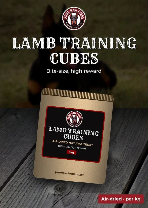 Lamb Training Cubes – Pure Raw Feeds