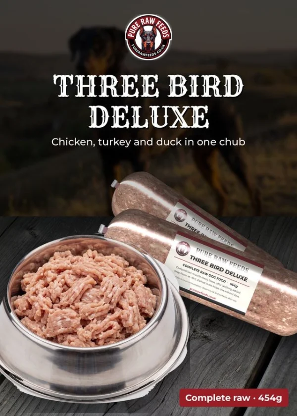 Three Bird Deluxe – Pure Raw Feeds