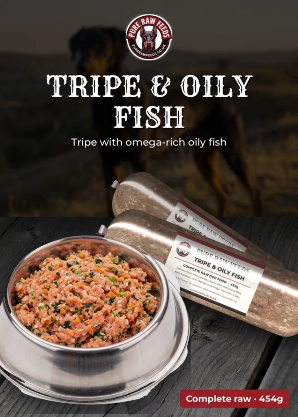 Tripe & Oily Fish – Pure Raw Feeds