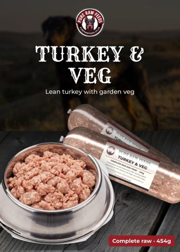 Turkey & Veg – Pure Raw Feeds